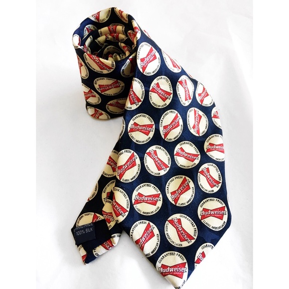 Budweiser Other - BUDWEISER 1999 KING OF BEERS SERIES 1  SILK TIE